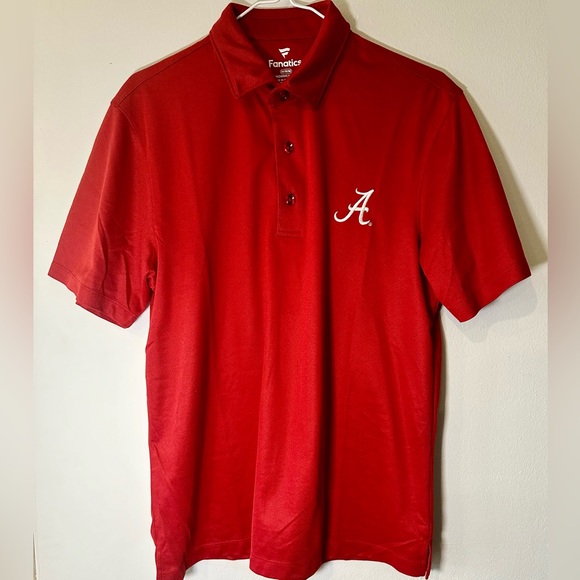 Fanatics Other - Fanatics University of Alabama Crimson Tide Polo Shirt Medium “ ROLL TIDE “